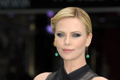 Charlize Theron Twisted Updo Hairstyles