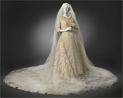 Wedding Receptions Cincinnati on Christian Dior  Wedding Ensemble  Dress  Crinoline And Headpiece