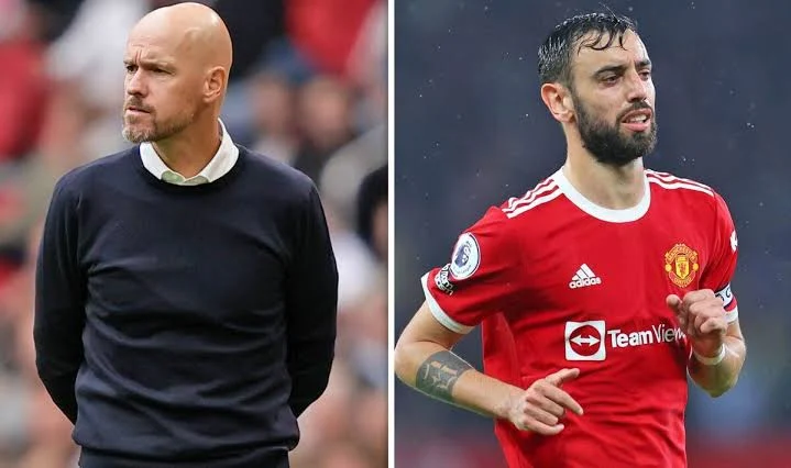 Ten Hag hails 'inspirational' Man Utd captain Fernandes