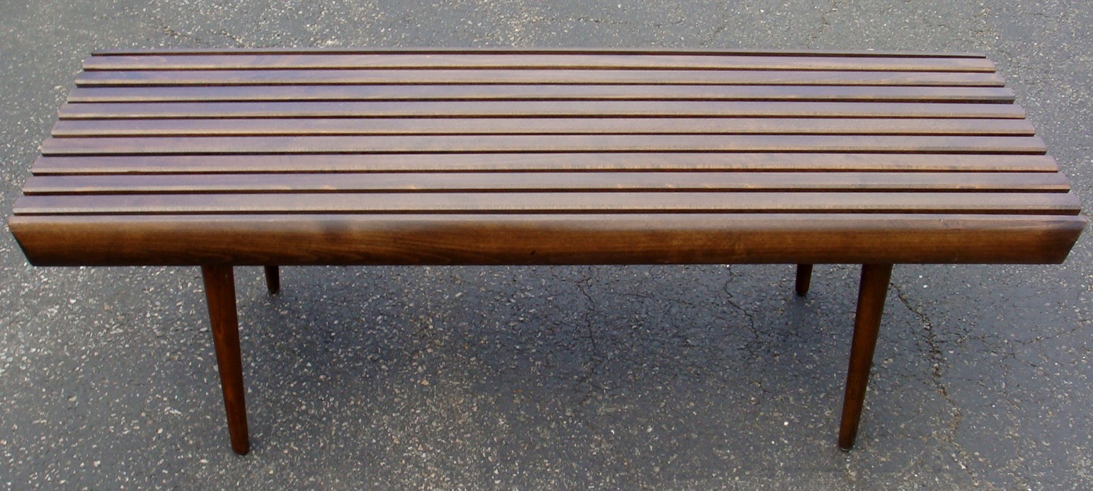 wood kitchen table bench seating Nicole Wood Interiors: SOLD! Mid Century Wood Slat Bench!!! | 1544 x 694