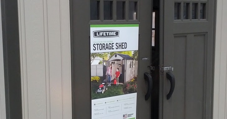 Lifetime Products Storage Shed (8' x 10') | Costco Weekender
