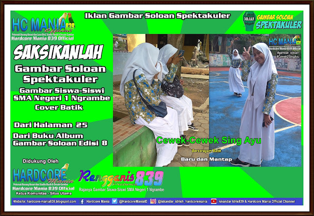 Iklan Gambar Soloan Spektakuler - Gambar Siswa-Siswi SMA Negeri 1 Ngrambe Cover Batik 25-8