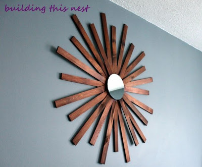 DIY Sunburst Mirror