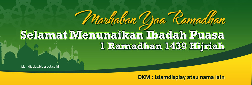 Spanduk Banner Ramadhan 2018