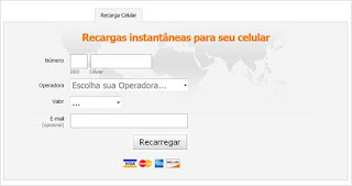 Golpe recarga online