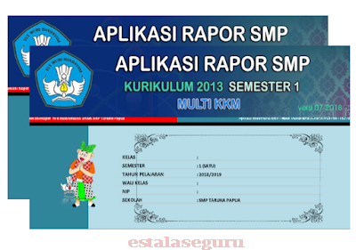 Aplikasi Raport SMP Kelas 7 8 9 Terbaru 2019/2020