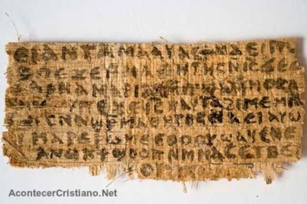 Papiro antiguo menciona a la esposa de Jesús