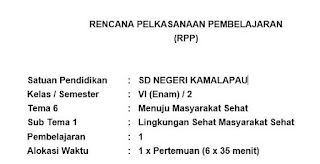  Tanggung jawab guru selain mengajar adalah persiapan administrasi dan perangkat mengajar Download RPP Kelas 6 Kurikulum 2013 Semester 2 Lengkap