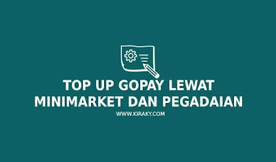 top up gopay lewat minimarket dan pegadaian