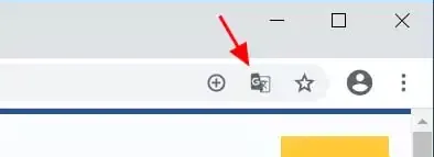زر الترجمة في Chrome