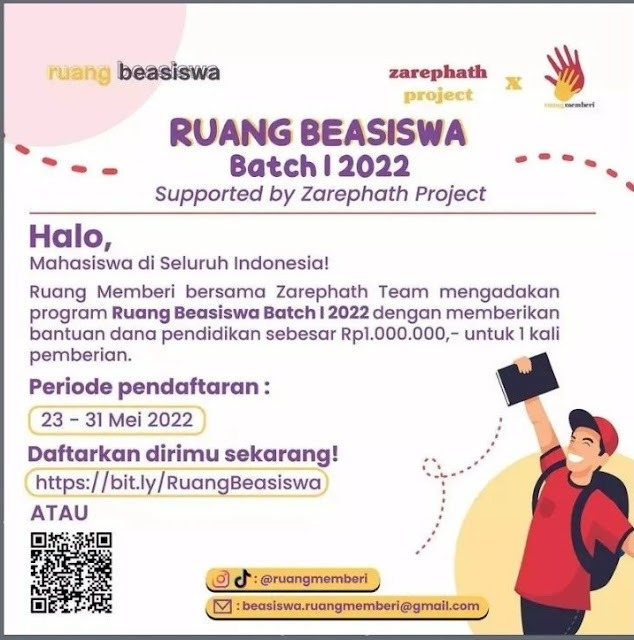 RUANG BEASISWA BATCH 1 BY ZAREPHATH TEAM