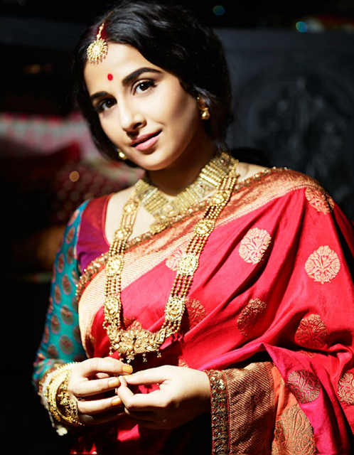 Vidya Balan photoshots in Saree for Filmfare -July 2013