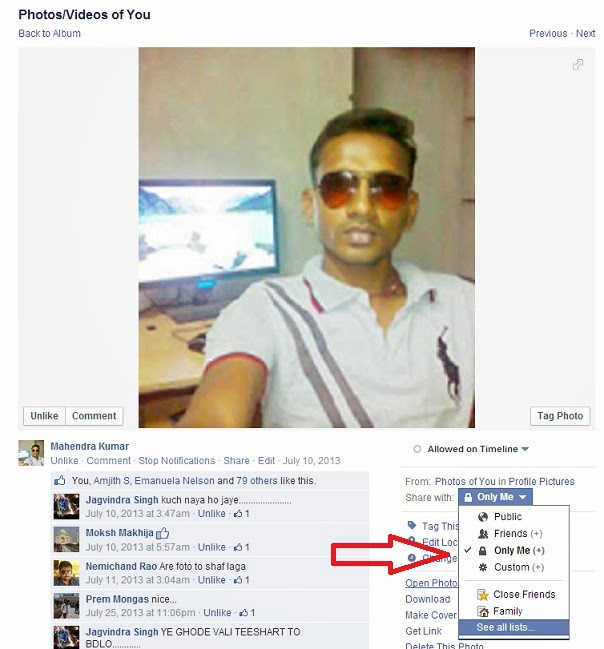 How to Make your Facebook Profile photo or Picture non Unclickable 