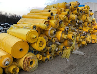 LDPE Tyre Films on Rolls Yellow