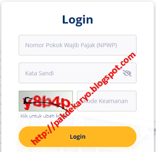 mengisi pajak online