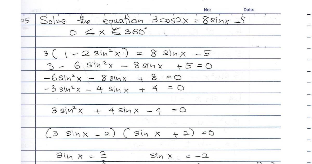 Handwriting Note Trigonometri ~ Nota SPM Cikgu Hanini