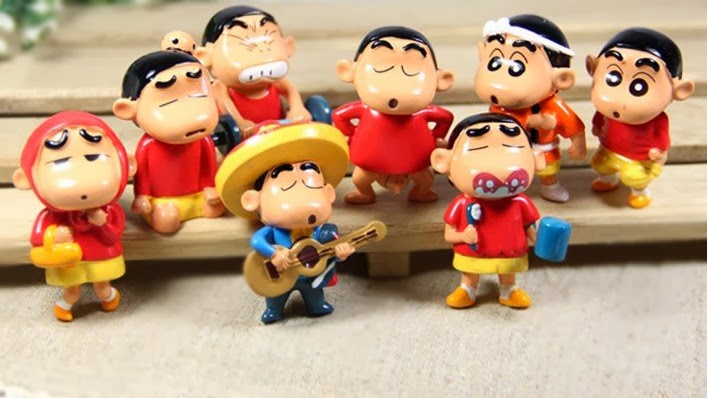 Crayon Shin Chan mini figure Toko mainan  anak lengkap 