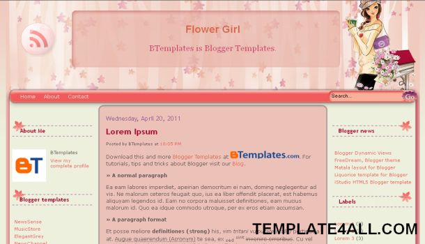 google blogger backgrounds. Free Blogger Template