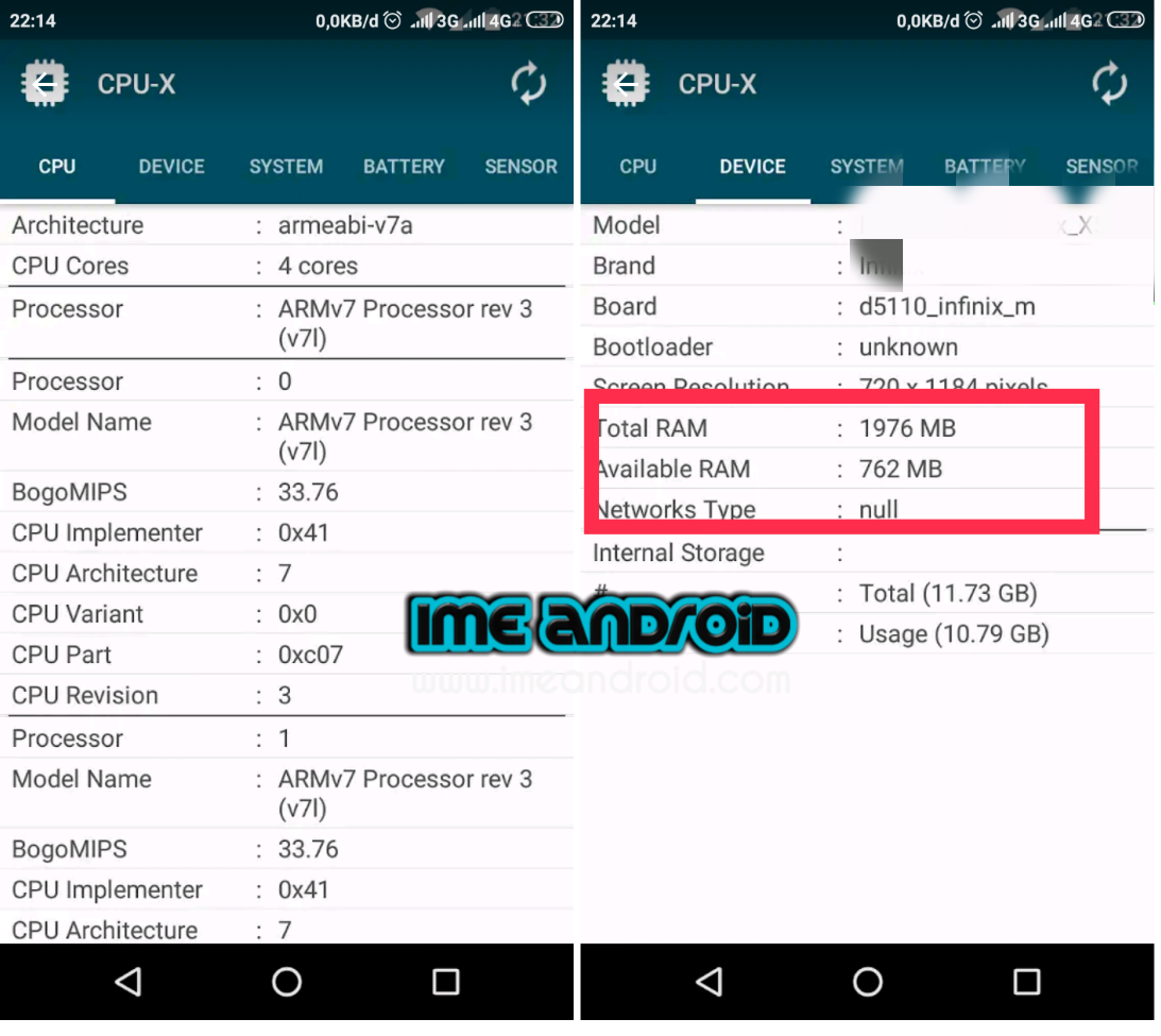 Cara cek RAM Hp samsung model lama dan terbaru - IME Android