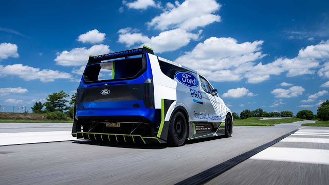 Ford Electric SuperVan Races Into Goodwood