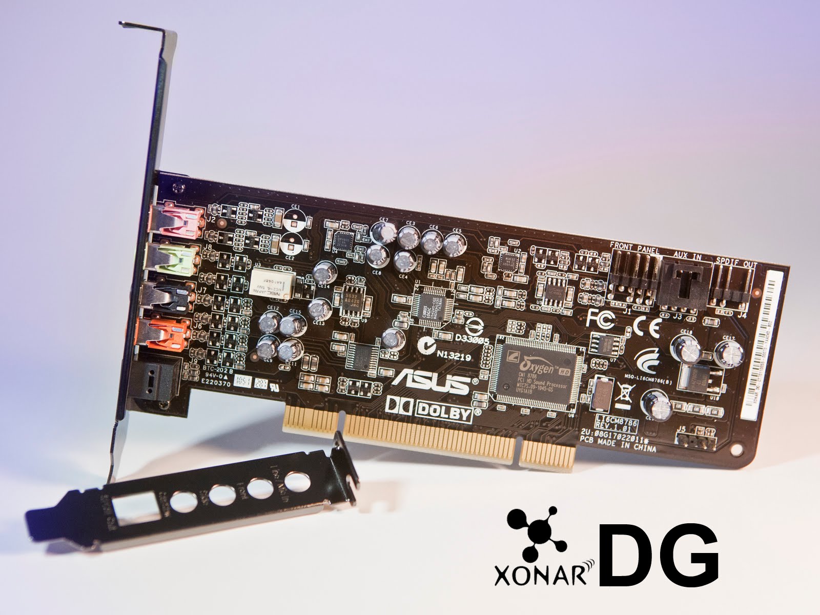 asus xonar dg 5.1 pci sound card driver