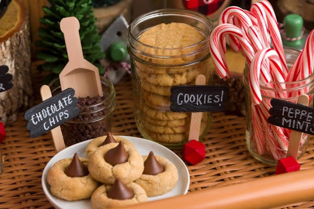 Hot Cocoa Bar Set Up