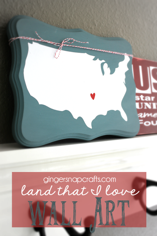 OTBM Land That I Love Wall Art by GingerSnapCrafts.com_thumb