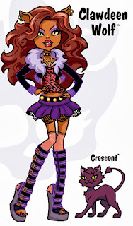 Monster High, Imagenes de Clawdeen Wolf para Imprimir, parte 1