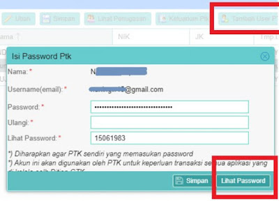 login dan cek info GTK dapodik  2022