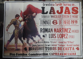 cartel toros toreros lajas chota cajamarca peru corrida 