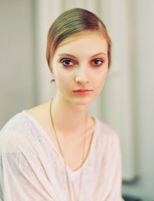 New York Fashion Week SS 2012...Backstage at Tory Burch