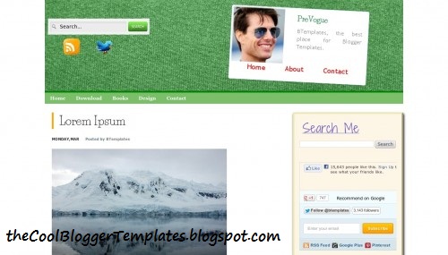 PreVogue Blogger Template 2013