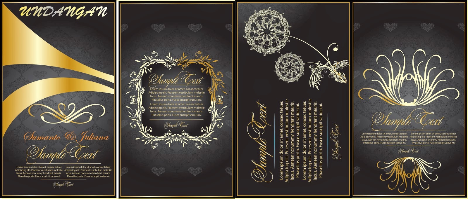 Undangan Pernikahan Lux file cdr ~ Banten Art Design