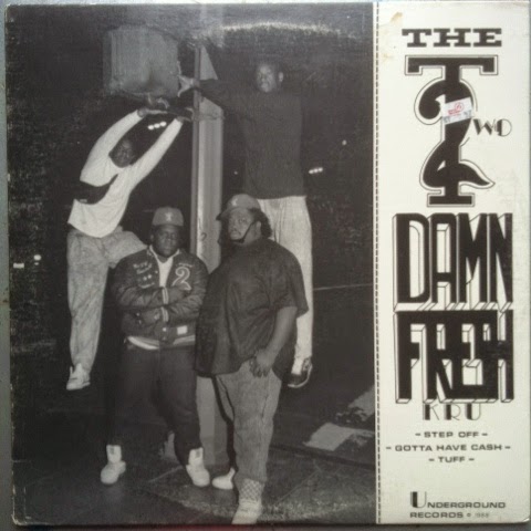 two damn fresh kru single 12" album cover art vinyl 1988