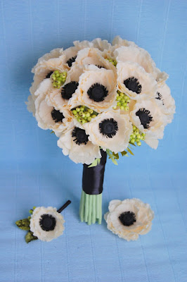 anemone wedding bouquet