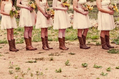 Pink Bridesmaid Dress on Help   I Need Tall Cowboy  Girl  Boots     Project Wedding Forums