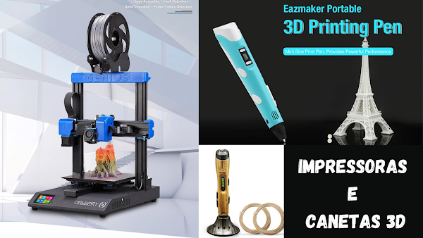 Precisas de um impressora ou caneta 3D? Aproveita o Black Friday da Gearbest