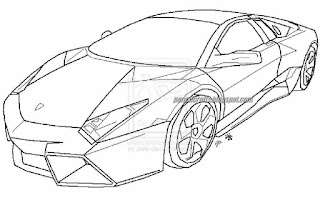 Lamboghini drawing adn sketches