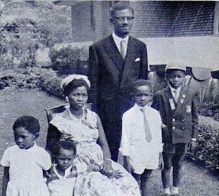 A group photo of the family Lumumba