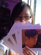 That explains how she got the Changmin file, with SMTown Paris logo behind . (dscn )