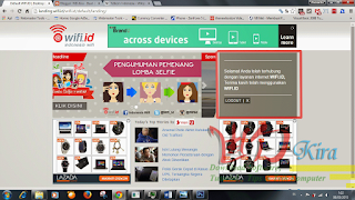 Wd-Kira, Cara Daftar Internet Unlimited Kuota Wifi.ID Telkom dengan Pulsa Telkomsel, Internet tanpa batasan kuota terbaru 2015, cara daftar internet super cepat, Download dengan kecepatan 100 MB per detik dengan Telkom terbaru 2015
