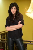 Shruti Haasan Looks Stunning trendy cool in Black relaxed Shirt and Tight Leather Pants ~ .com Exclusive Pics 024.jpg