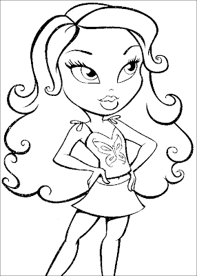 Bratz Coloring Pages on Bratz Coloring Pages  Bratz Coloring Pages