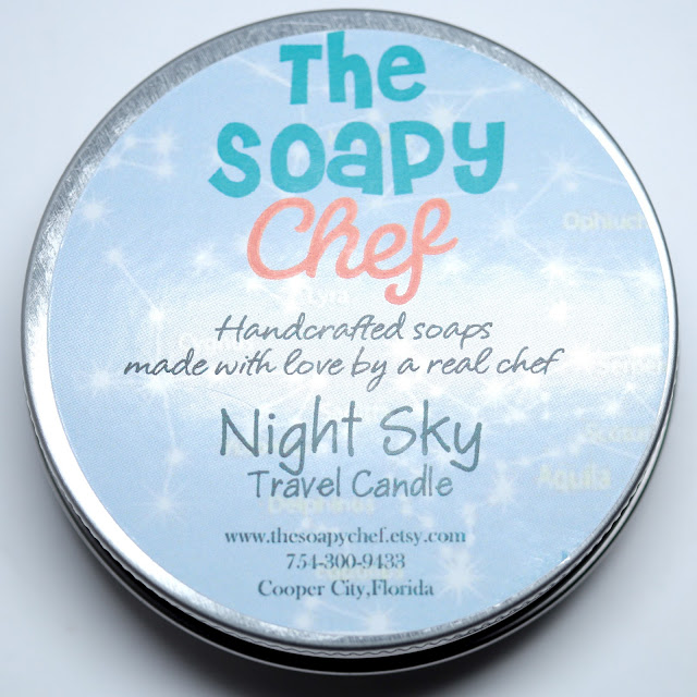 The Soapy Chef Night Sky Travel Candle