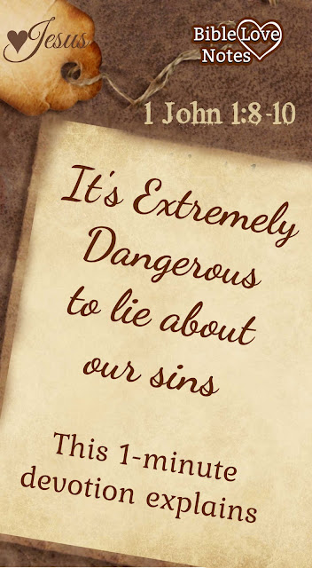 Lying takes many forms, and one type of lie proves we have no room in our hearts for God's Word!!