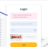 Trik mengatasi pesan kesalahan so008 djp online pajak