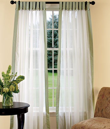 Tab Top Curtains Designs Ideas 2012 Pictures | Room Decorating Ideas