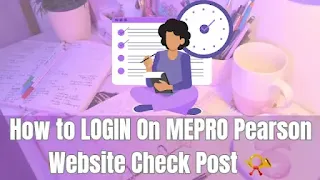 MEPRO Login 2024 - Registration Mepro Pearson