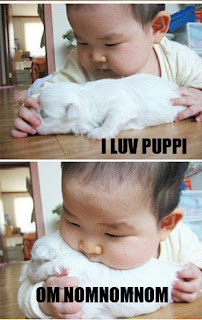 i luv puppi nom nom nom