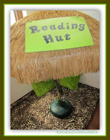 Kindergarten Reading Hut: Jungle Theme via RainbowsWithinReach